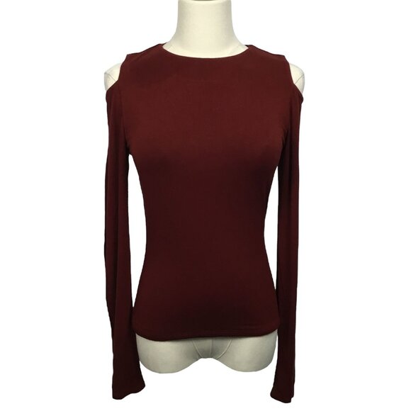 🔥 Marciano Chic Cutout Shoulder Top – Size S 🔥 - Picture 1 of 4